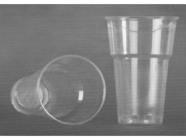 Стакан 500 мл. ПП прозрачный УЮ по 1 шт (2000/1000 шт в коробке)